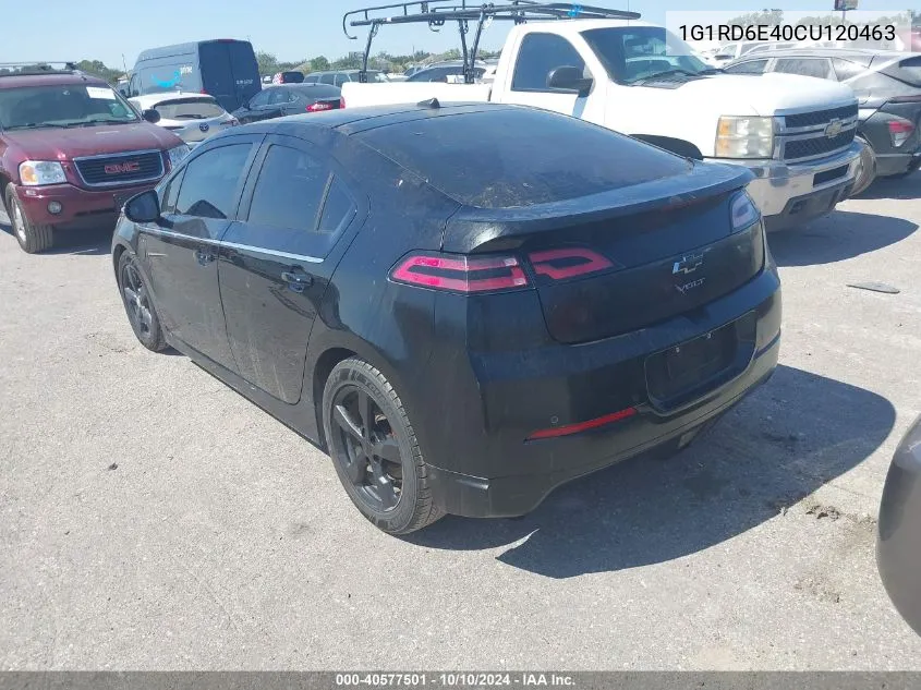 1G1RD6E40CU120463 2012 Chevrolet Volt