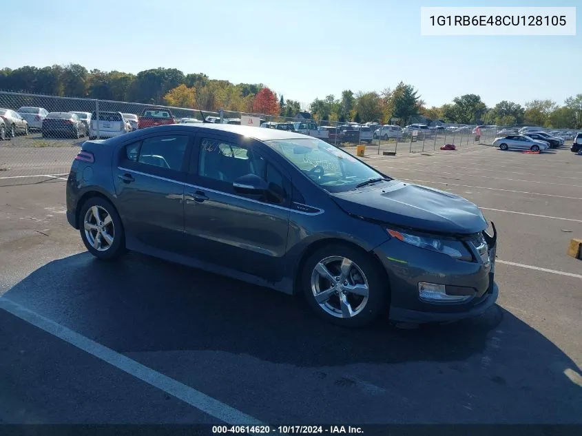 2012 Chevrolet Volt VIN: 1G1RB6E48CU128105 Lot: 40614620