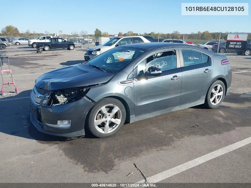 2012 Chevrolet Volt VIN: 1G1RB6E48CU128105 Lot: 40614620