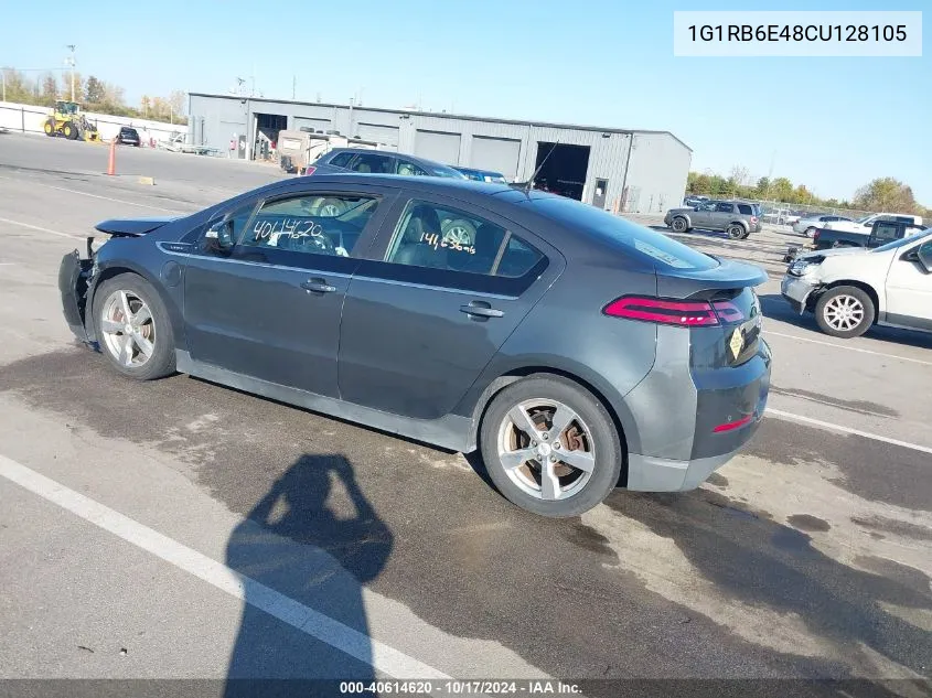 2012 Chevrolet Volt VIN: 1G1RB6E48CU128105 Lot: 40614620