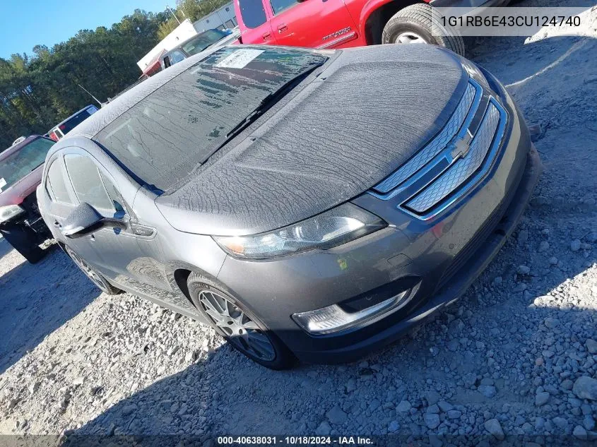 1G1RB6E43CU124740 2012 Chevrolet Volt