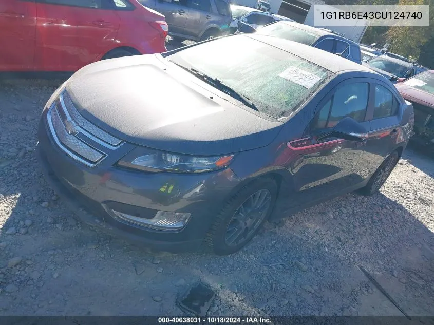 1G1RB6E43CU124740 2012 Chevrolet Volt