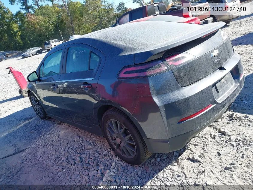 1G1RB6E43CU124740 2012 Chevrolet Volt