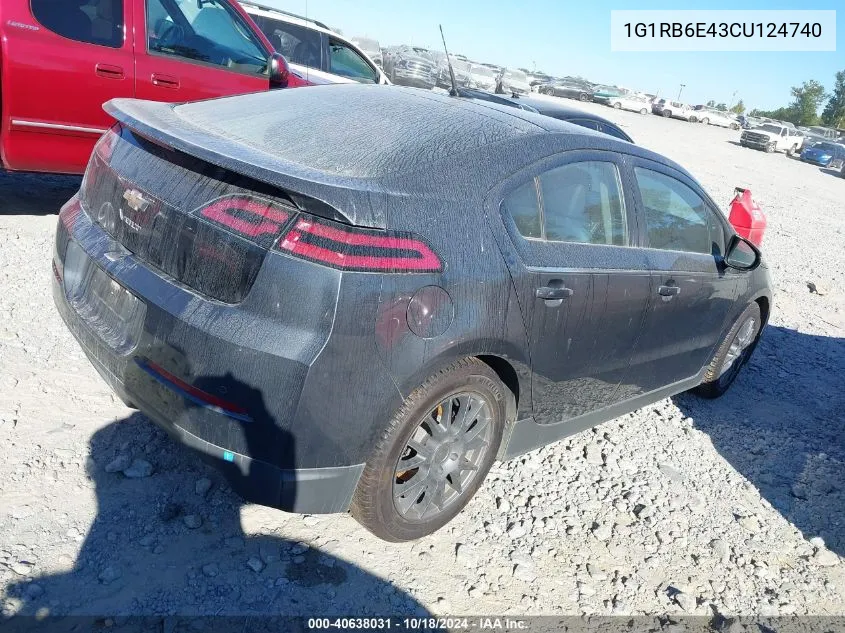 1G1RB6E43CU124740 2012 Chevrolet Volt