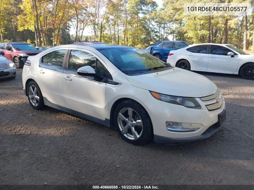 2012 Chevrolet Volt VIN: 1G1RD6E48CU105577 Lot: 40668088