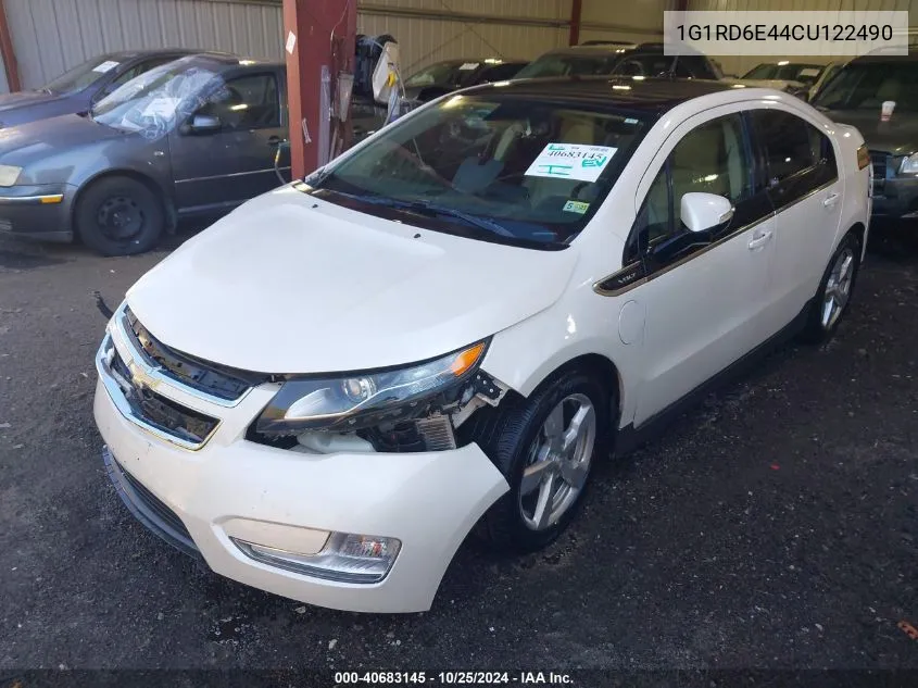 2012 Chevrolet Volt VIN: 1G1RD6E44CU122490 Lot: 40683145