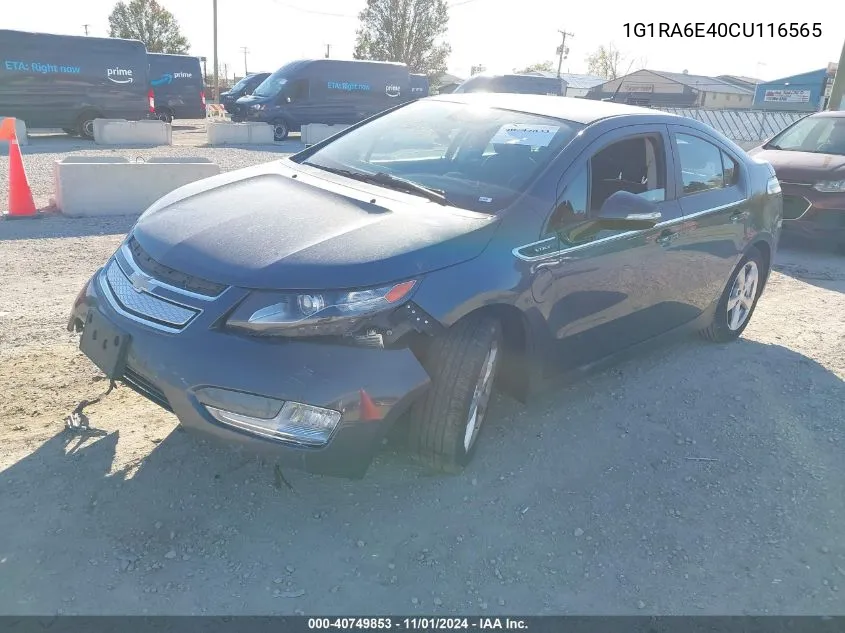 2012 Chevrolet Volt VIN: 1G1RA6E40CU116565 Lot: 40749853