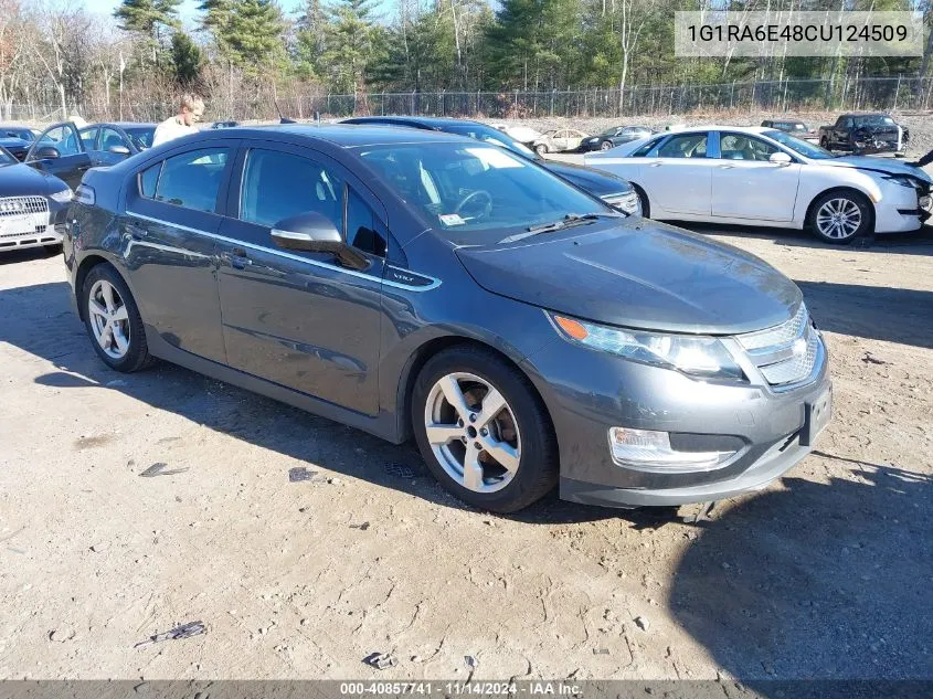 2012 Chevrolet Volt VIN: 1G1RA6E48CU124509 Lot: 40857741