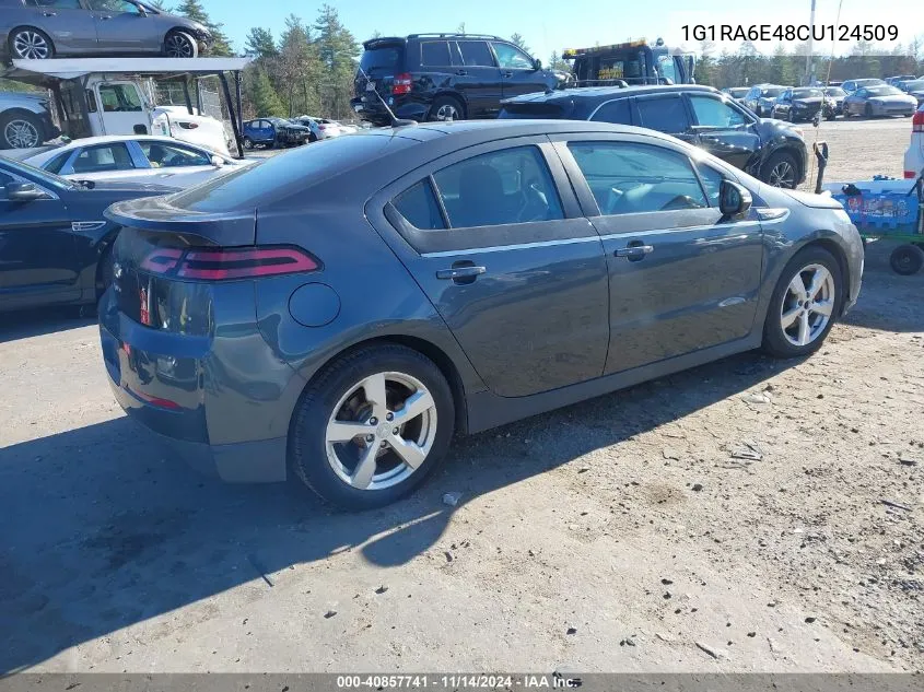 2012 Chevrolet Volt VIN: 1G1RA6E48CU124509 Lot: 40857741