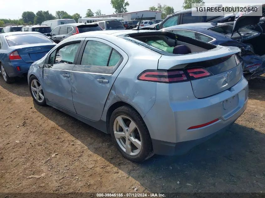 2013 Chevrolet Volt VIN: 1G1RE6E40DU120640 Lot: 39845185