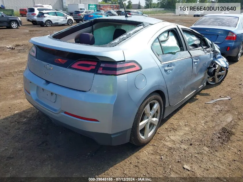 2013 Chevrolet Volt VIN: 1G1RE6E40DU120640 Lot: 39845185