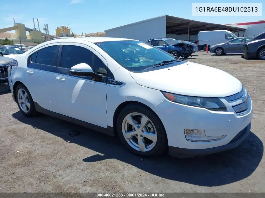 2013 Chevrolet Volt VIN: 1G1RA6E48DU102513 Lot: 40021288