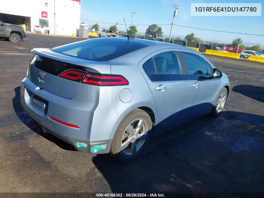 2013 Chevrolet Volt VIN: 1G1RF6E41DU147780 Lot: 40166302