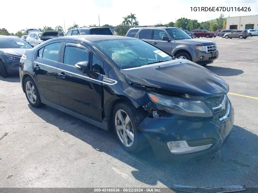 2013 Chevrolet Volt VIN: 1G1RD6E47DU116426 Lot: 40168536