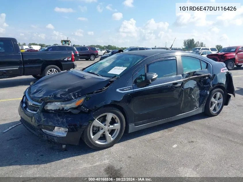 2013 Chevrolet Volt VIN: 1G1RD6E47DU116426 Lot: 40168536