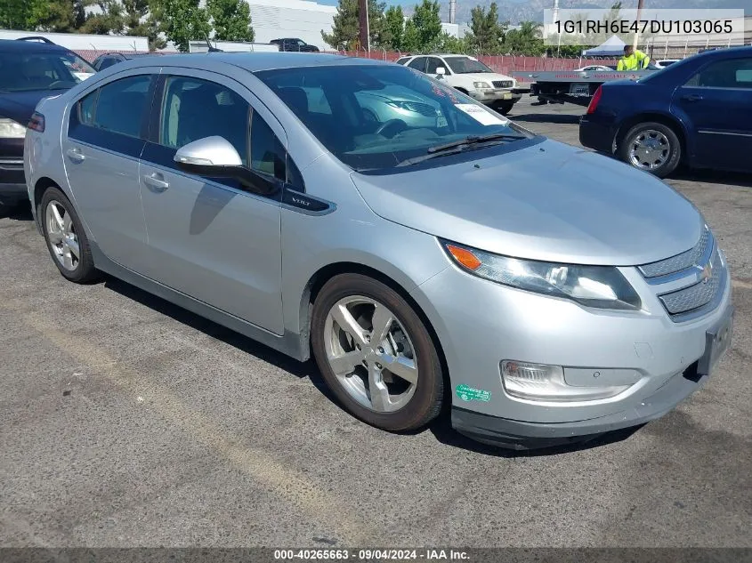 2013 Chevrolet Volt VIN: 1G1RH6E47DU103065 Lot: 40265663