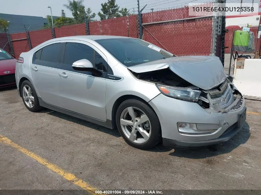 2013 Chevrolet Volt VIN: 1G1RE6E4XDU125358 Lot: 40281004