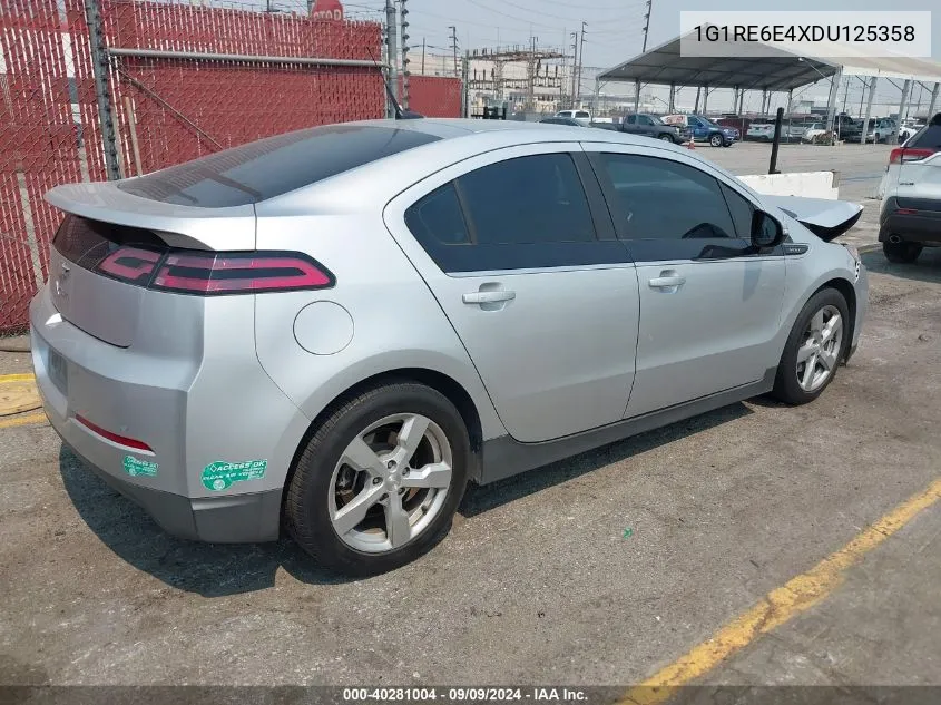 2013 Chevrolet Volt VIN: 1G1RE6E4XDU125358 Lot: 40281004