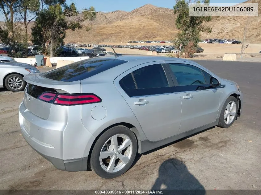 1G1RE6E42DU106089 2013 Chevrolet Volt