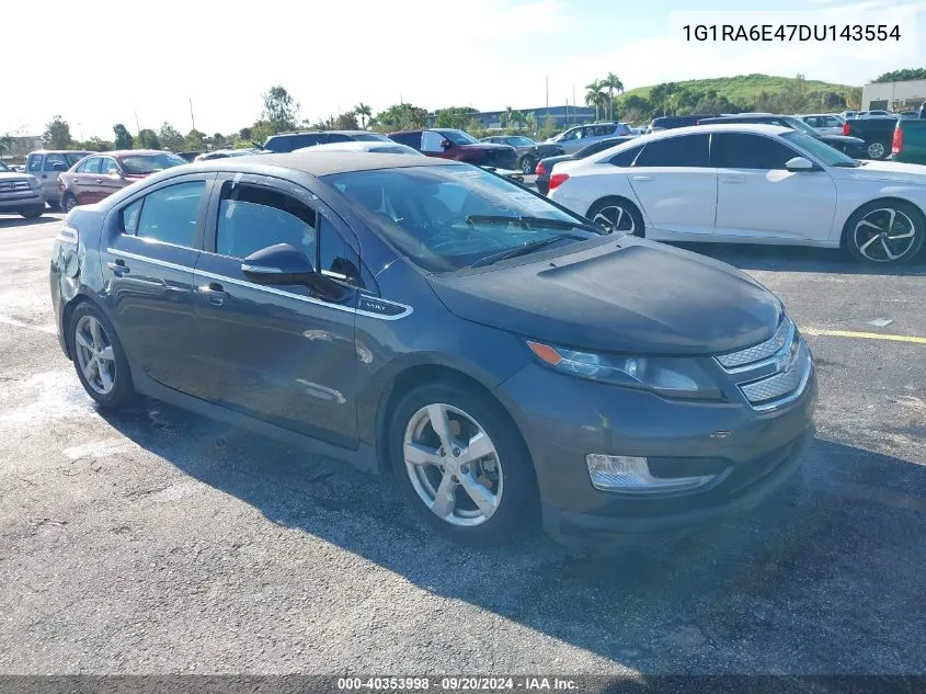 1G1RA6E47DU143554 2013 Chevrolet Volt