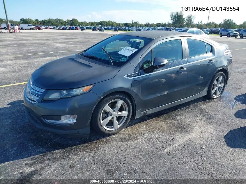 1G1RA6E47DU143554 2013 Chevrolet Volt