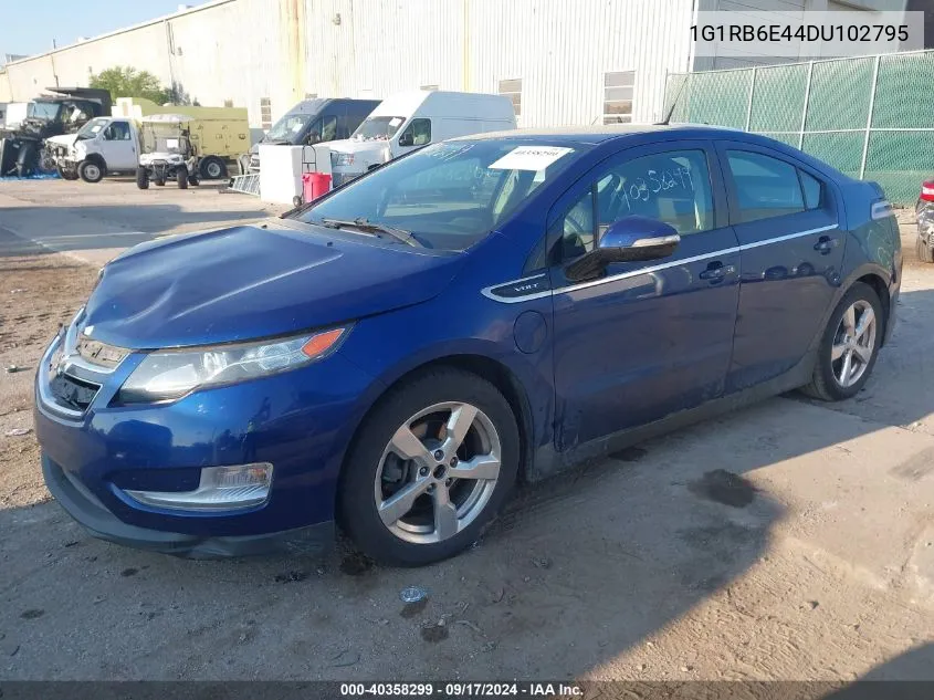 2013 Chevrolet Volt VIN: 1G1RB6E44DU102795 Lot: 40358299