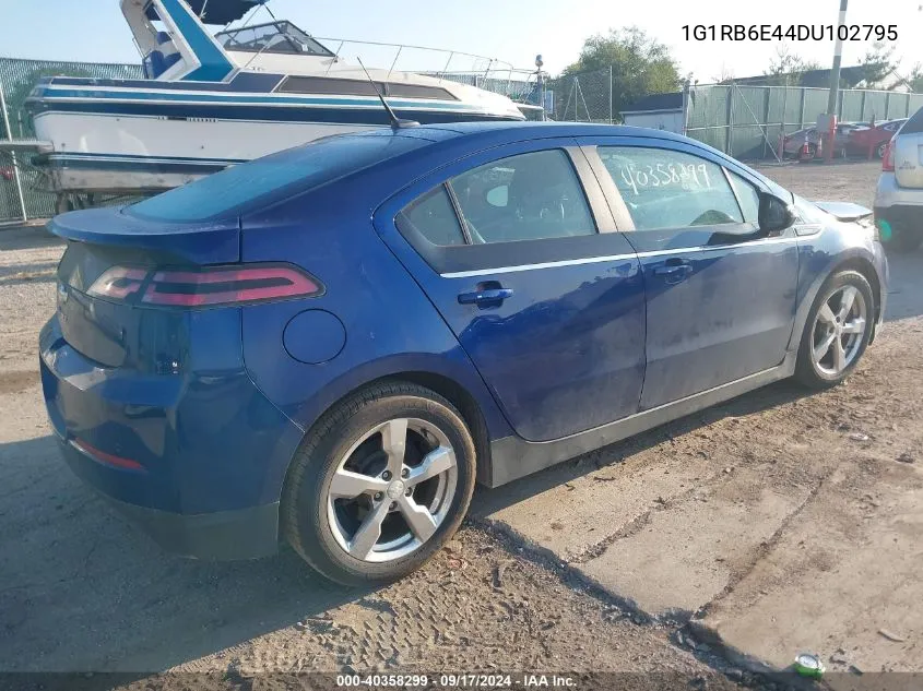 2013 Chevrolet Volt VIN: 1G1RB6E44DU102795 Lot: 40358299