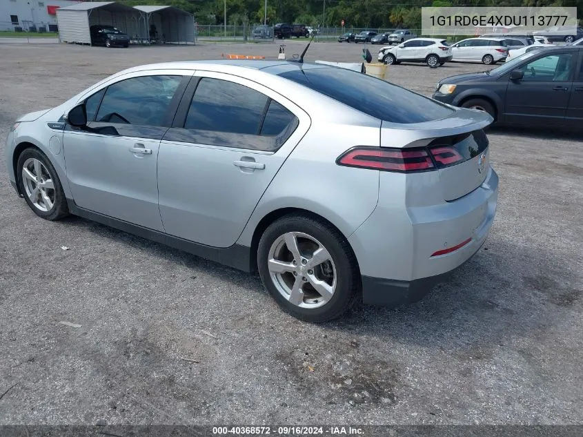 2013 Chevrolet Volt VIN: 1G1RD6E4XDU113777 Lot: 40368572