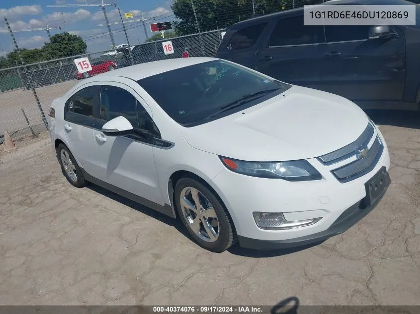 1G1RD6E46DU120869 2013 Chevrolet Volt