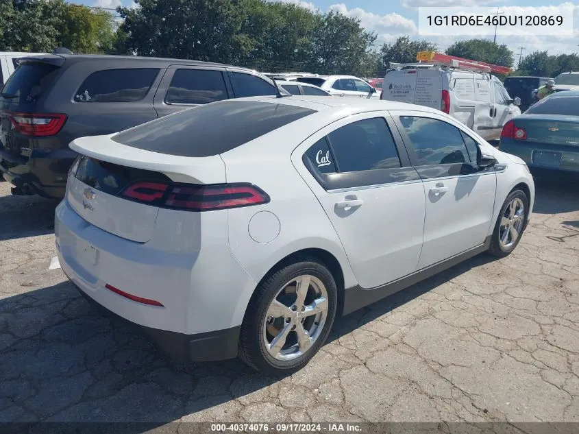 1G1RD6E46DU120869 2013 Chevrolet Volt