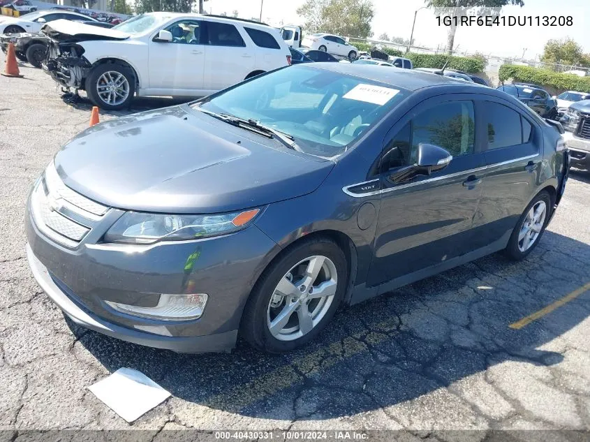 2013 Chevrolet Volt VIN: 1G1RF6E41DU113208 Lot: 40430331