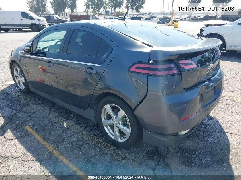 2013 Chevrolet Volt VIN: 1G1RF6E41DU113208 Lot: 40430331