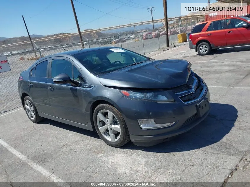 2013 Chevrolet Volt VIN: 1G1RE6E46DU138429 Lot: 40459034