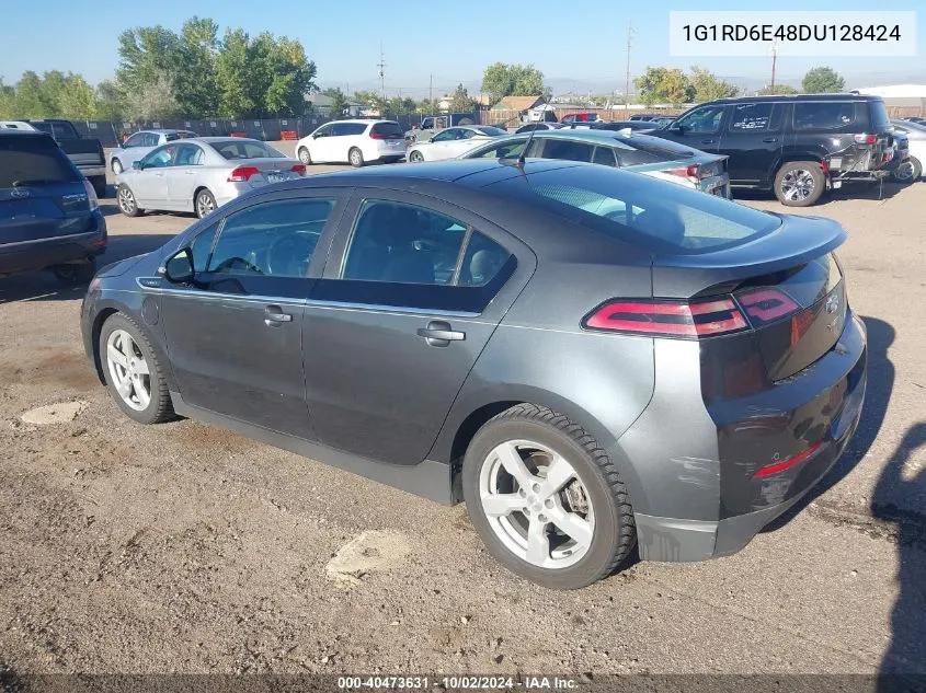 2013 Chevrolet Volt VIN: 1G1RD6E48DU128424 Lot: 40473631