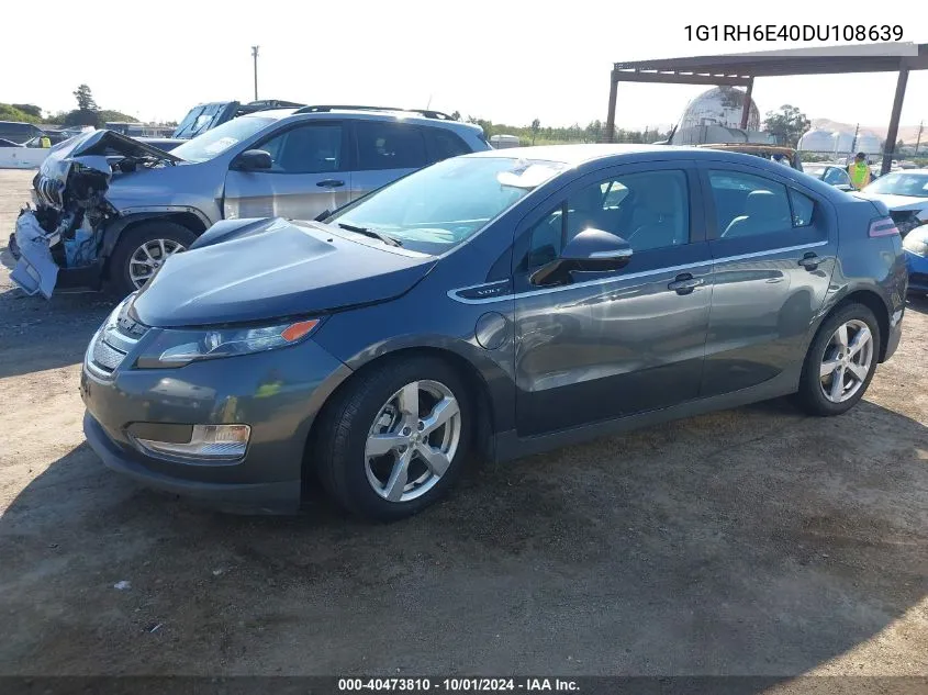 2013 Chevrolet Volt VIN: 1G1RH6E40DU108639 Lot: 40473810