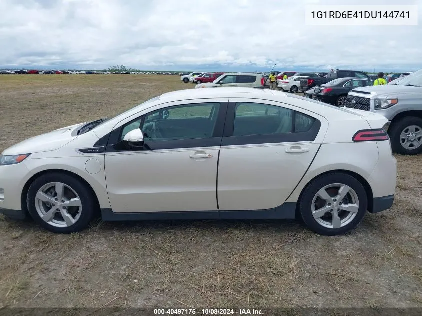 2013 Chevrolet Volt VIN: 1G1RD6E41DU144741 Lot: 40497175