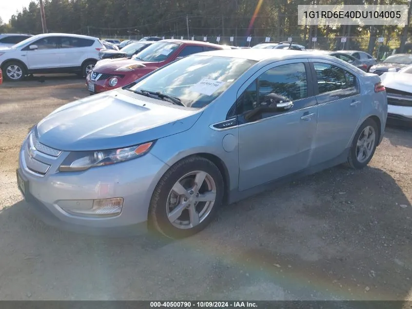 2013 Chevrolet Volt VIN: 1G1RD6E40DU104005 Lot: 40500790