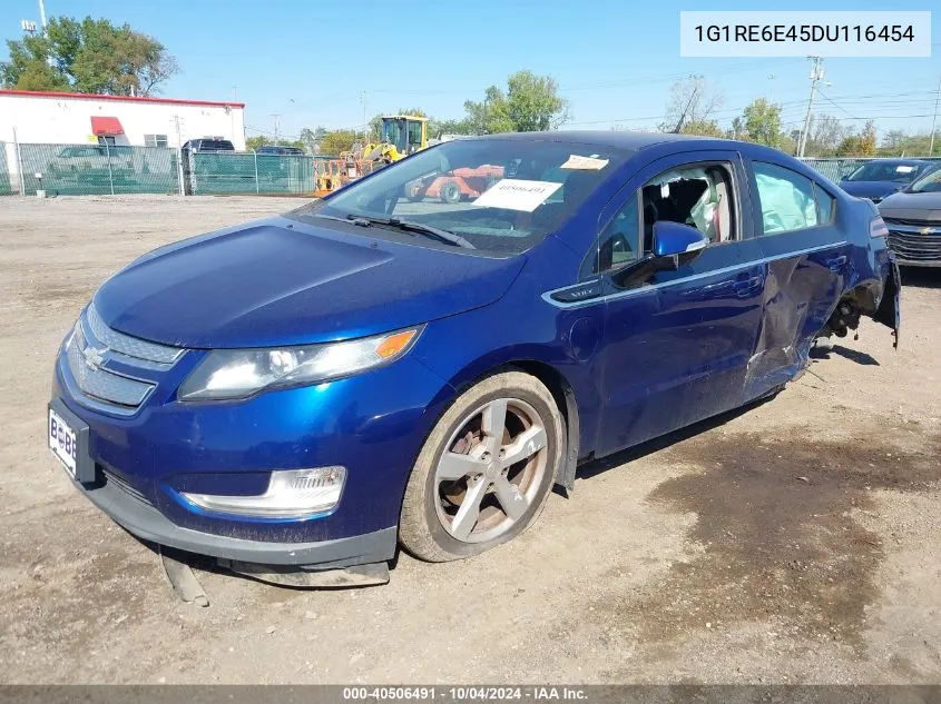 2013 Chevrolet Volt VIN: 1G1RE6E45DU116454 Lot: 40506491