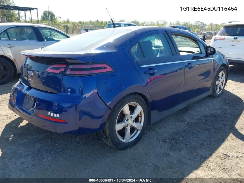 2013 Chevrolet Volt VIN: 1G1RE6E45DU116454 Lot: 40506491