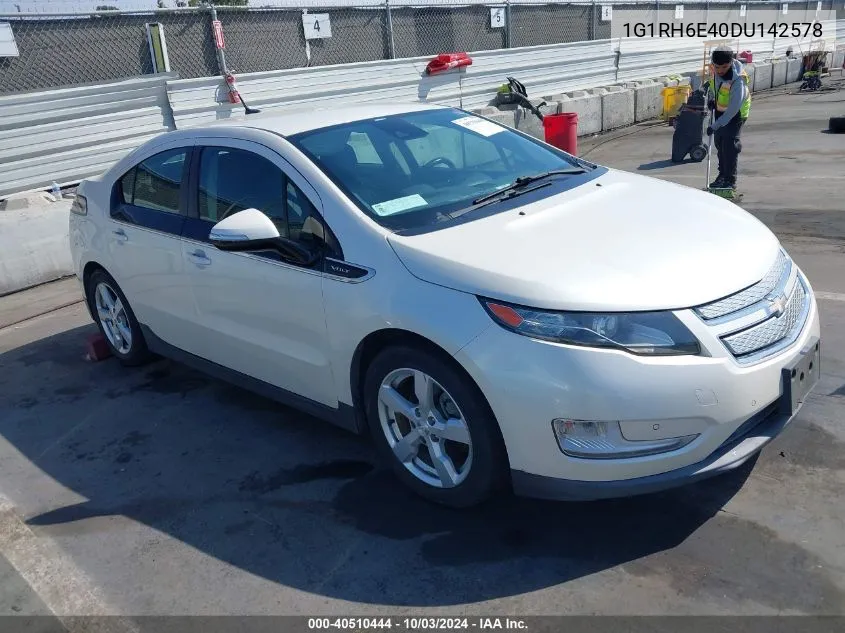 2013 Chevrolet Volt VIN: 1G1RH6E40DU142578 Lot: 40510444