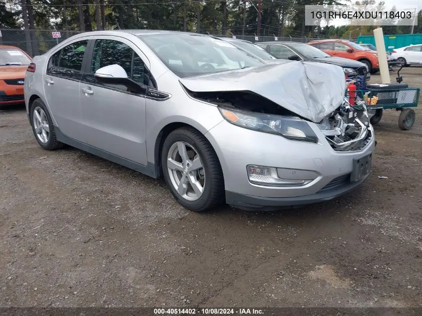 2013 Chevrolet Volt VIN: 1G1RH6E4XDU118403 Lot: 40514402