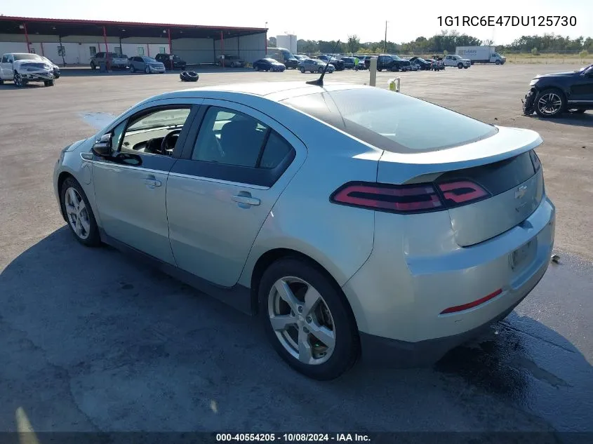 2013 Chevrolet Volt VIN: 1G1RC6E47DU125730 Lot: 40554205