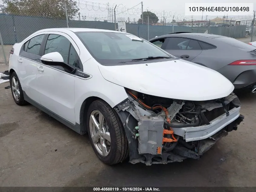 2013 Chevrolet Volt VIN: 1G1RH6E48DU108498 Lot: 40588119