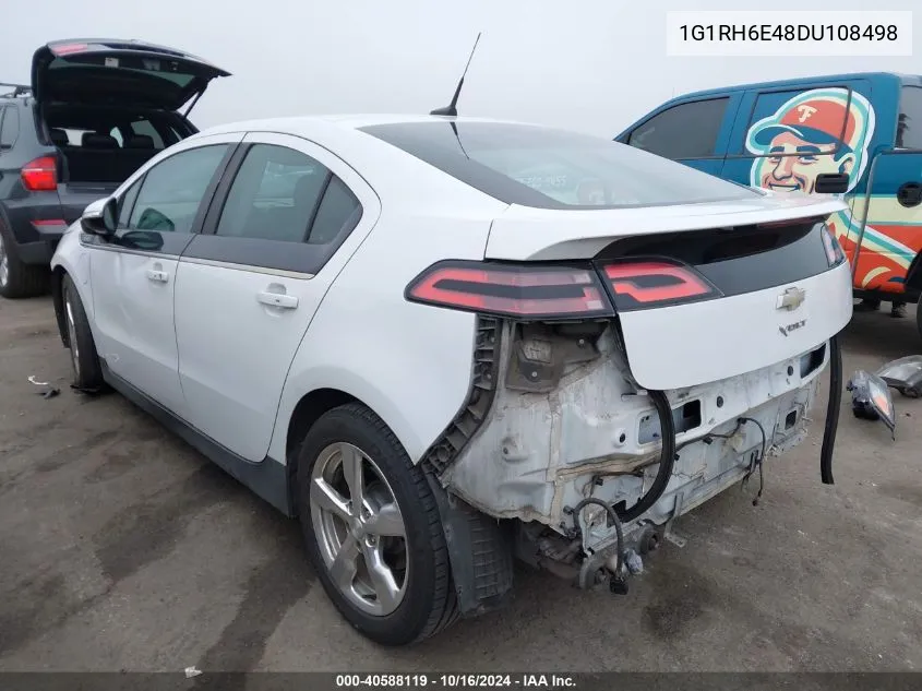 1G1RH6E48DU108498 2013 Chevrolet Volt