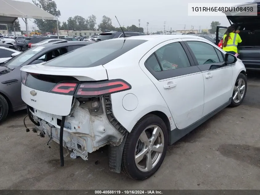 1G1RH6E48DU108498 2013 Chevrolet Volt