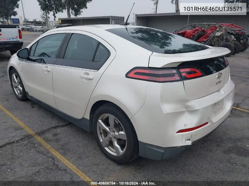 2013 Chevrolet Volt VIN: 1G1RH6E46DU135571 Lot: 40608754