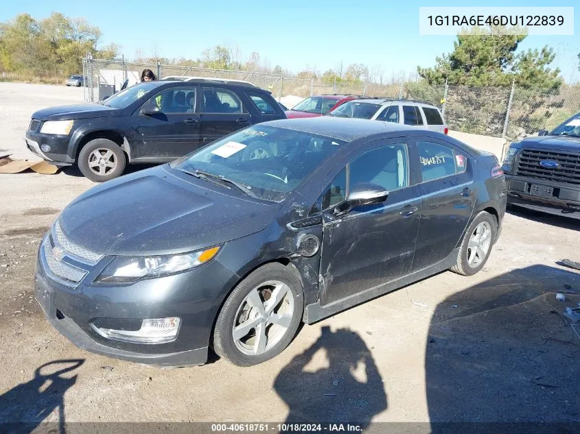 2013 Chevrolet Volt VIN: 1G1RA6E46DU122839 Lot: 40618751