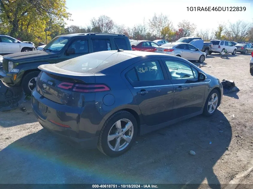 2013 Chevrolet Volt VIN: 1G1RA6E46DU122839 Lot: 40618751