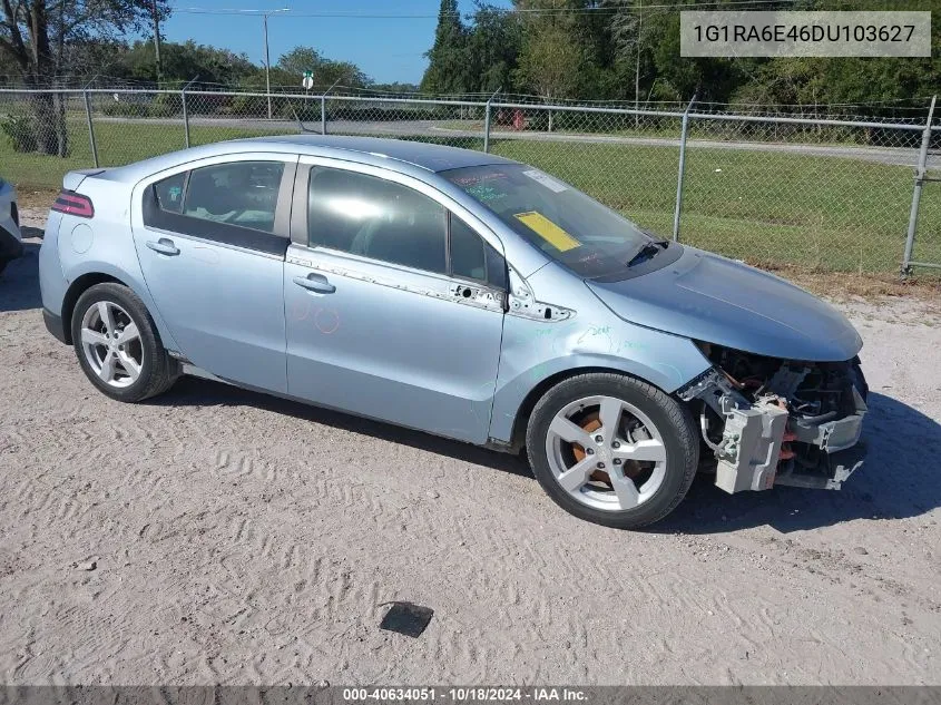 2013 Chevrolet Volt VIN: 1G1RA6E46DU103627 Lot: 40634051