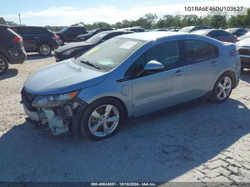 2013 Chevrolet Volt VIN: 1G1RA6E46DU103627 Lot: 40634051